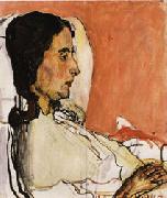 Ferdinand Hodler Mme.Gode-Darel oil on canvas